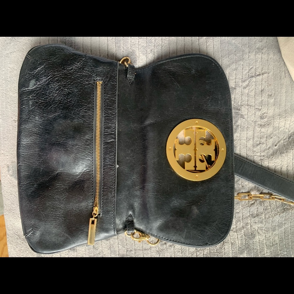 Tory Burch Clutch Black/Gold Chain